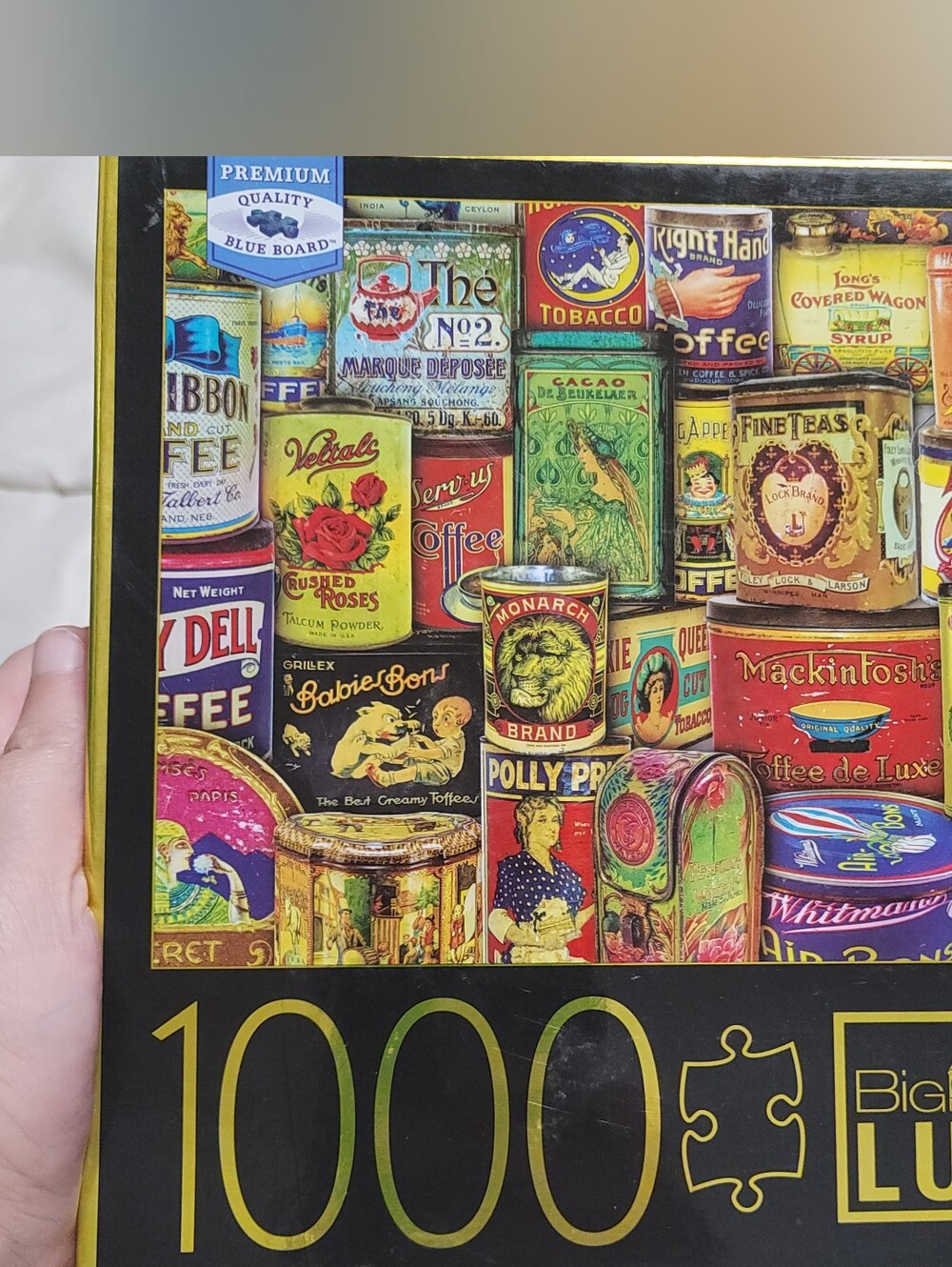 Vintage Tin Collection 1000-Piece Jigsaw Puzzle - Multicolor Big Ben Luxe